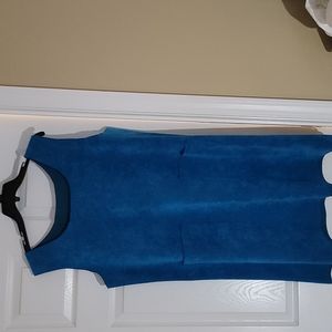 Brand unknown xl blue suede dress